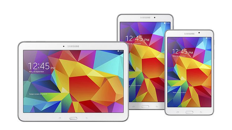 Samsung Galaxy Tab 4 har landat