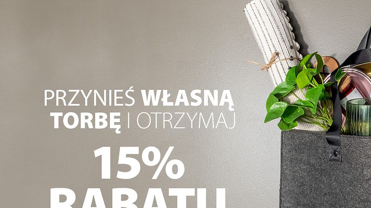 Zakupy z własną torbą i rabatem w JYSK