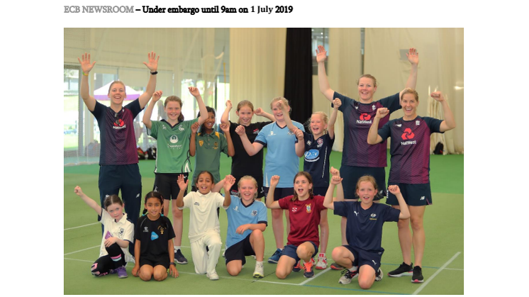 DREAMS COME TRUE AS ‘HEATHER’S PRIDE’ WINNERS TRAIN WITH ENGLAND CRICKET TEAM
