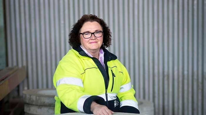 Monica Engström, enhetschef på VA ledningsnät. Foto: Terése Andersson