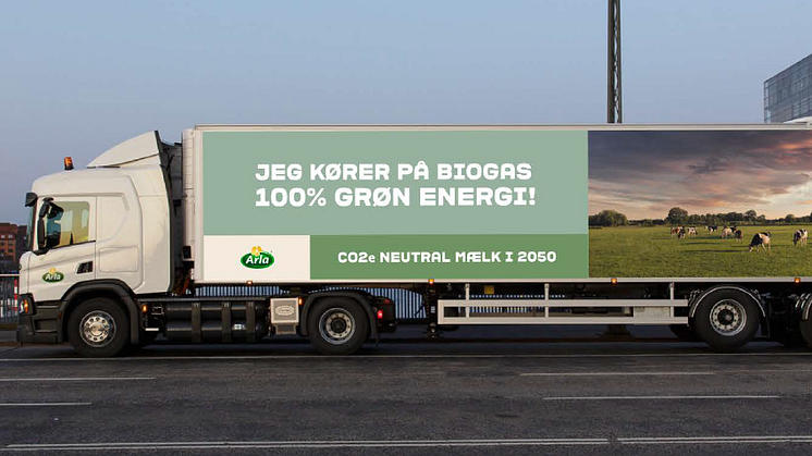 Arla opgraderer sin grønne flåde med yderligere 10 nye biogaslastbiler