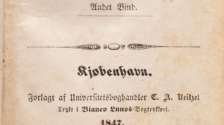 Hans Christian Andersen: Eventyr fortalte for Børn. 2 bd. Kbh: C.A. Reitzel 1842-47. Vurdering: 30.000-50.000 kr.