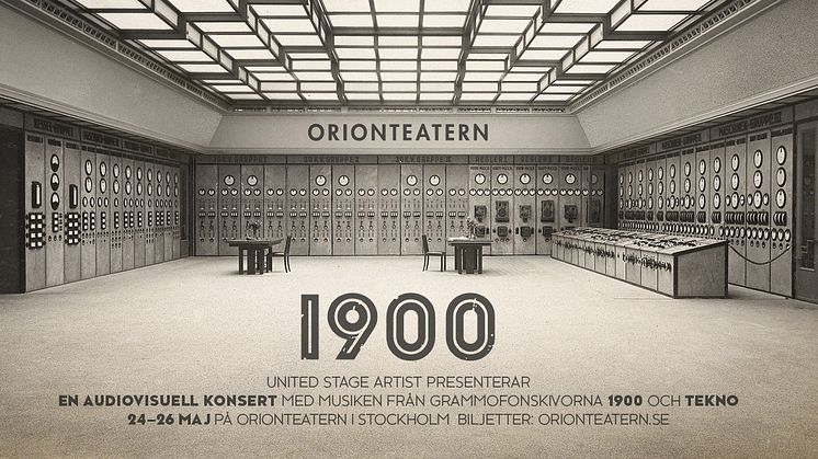 ​1900 – En audiovisuell konsert med musiken från albumen ”1900” och ”Tekno”