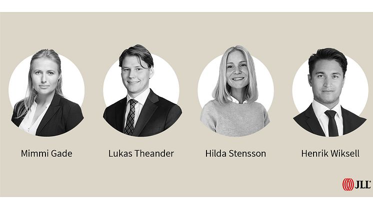 JLL expanderar och rekryterar fyra medarbetare till Capital Markets