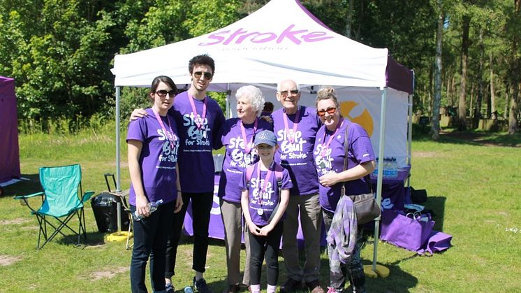 Survivors take a Step Out for Stroke in Sandringham