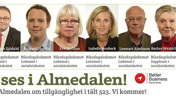 Utfrågning i Almedalen. Politikerna klara.