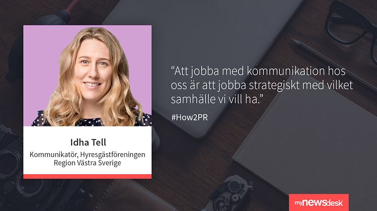 #How2PR:  Opinionsbildning och samhällsförändring med Idha Tell