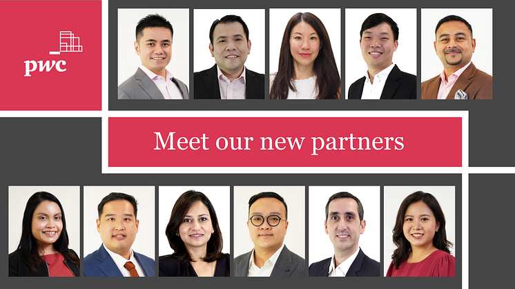 PwC welcomes 11 new partners in Singapore