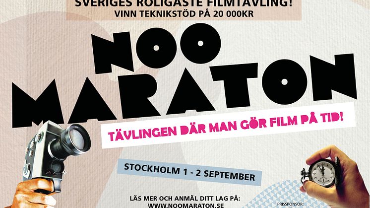 Stockholms läns uttagning till Noomaraton äger rum 1-2 september.