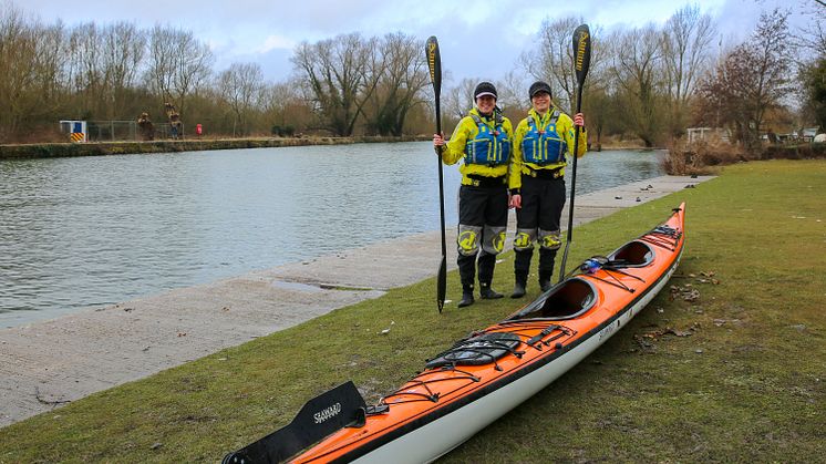 Hi-res image - Ocean Signal - Backed by Ocean Signal and WesCom Signal and Rescue, Kate Culverwell and Anna Blackwell are kayaking across Europe from London to the Black Sea to raise money for Pancreatic Cancer Action