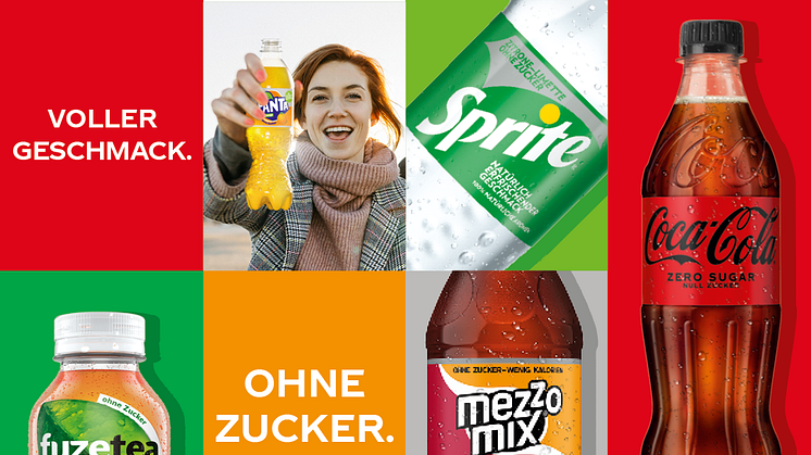 Voller Geschmack, ohne Zucker: Coca-Cola lädt zum Probieren des zuckerfreien Portfolios ein und bringt Coke Zero Sugar Lemon nach Deutschland