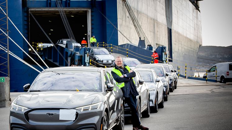 Mustang Mach E Drammen havn 2021