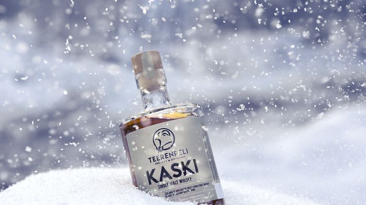 Världens bästa whiskydestilleri Teerenpeli släpper Kaski Sherry Cask Single Malt Whisky i Sverige.