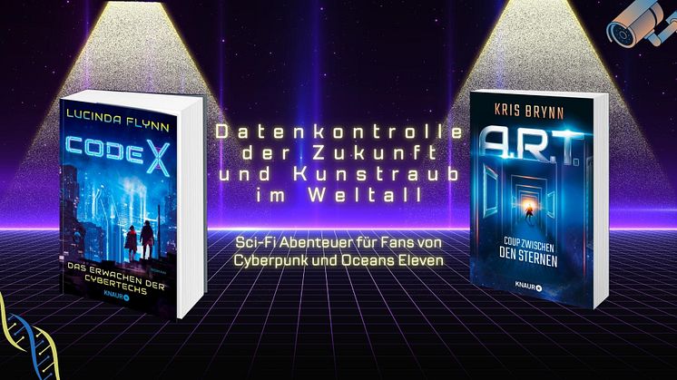 Zwei Sci-Fi Abenteuer im Kampf um Kunstwerke und Daten: Ein Wettlauf gegen die Zeit beginnt 