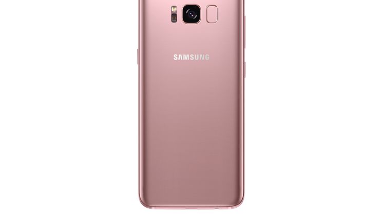 Galaxy S8 Rose Pink_Back