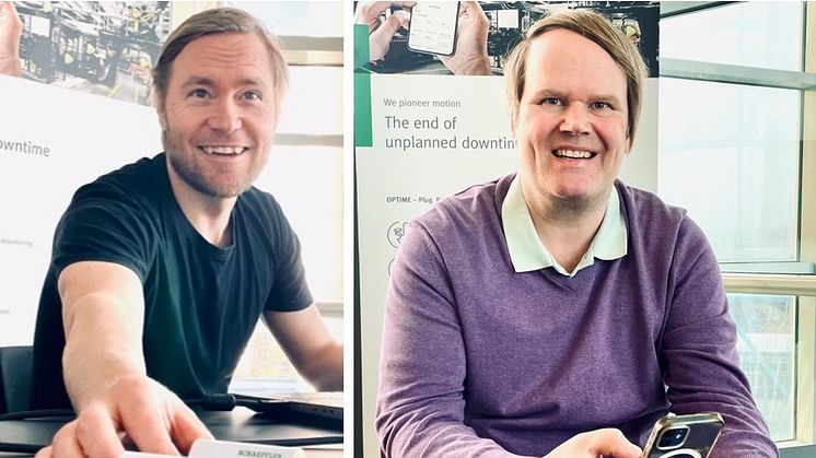 Rauli Kallinen and Teemu Kiijärvi at Industrial IoT solution Center