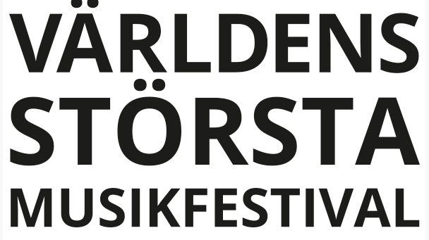 Världens största musikfest på Pustervik