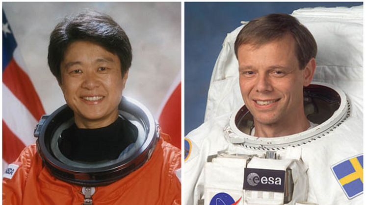 Möt Japans första kvinna i rymden Chiaki Mukai och svenska astronauten Christer Fuglesang