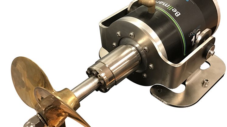 Bellmarine liquid-cooled shaft-drive motor