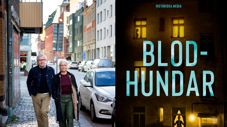 Journalistpar i Malmö deckardebuterar. I boken Blodhundar drabbas staden av terrorbrott. 