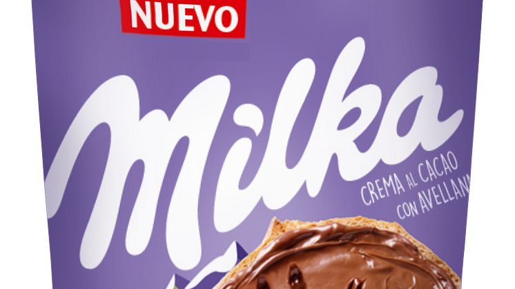 Milka entra en la categoría de cremas para untar con su nueva Crema al Cacao con Avellanas