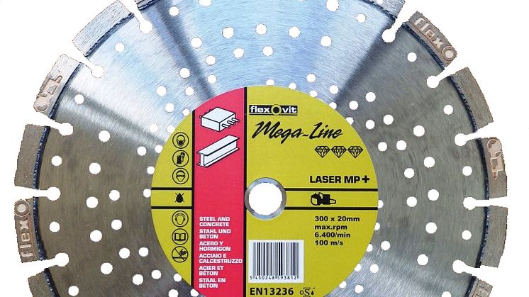 Flexovit MegaLine Laser MP+ - Klinga 300 mm