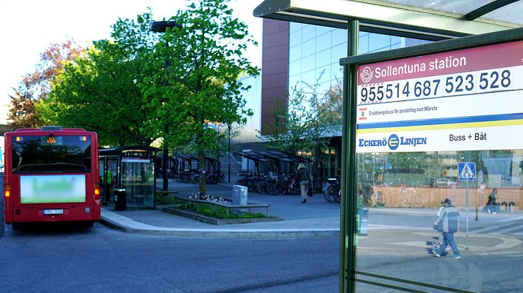 Sollentuna kommun vill att servicelinje 955 förbättras