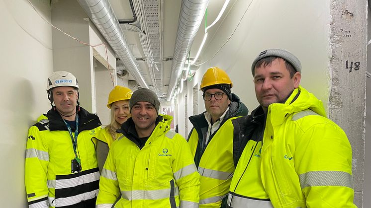 På företaget Contractor i Umeå anställdes tre av de första ukrainska flyktingarna via projektet.