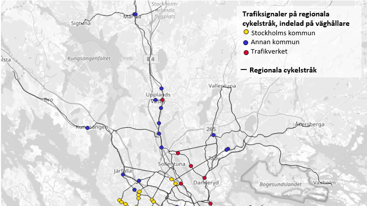 Trafiksignaler i cykelvägnätet är ofta en källa till frustration och irritation för cyklister. Tekniken och styrningen är ofta anpassad efter biltrafikens behov, vilket innebär långa väntetider för cyklister. 