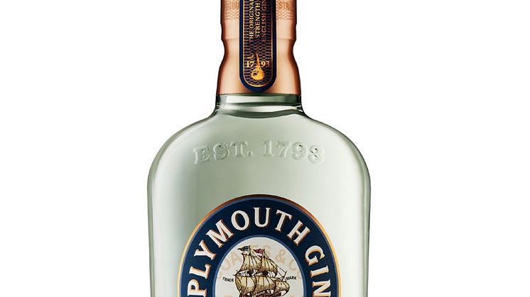 Plymouth Gin får ny flaskdesign