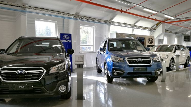 Autoarina toimii uusituissa tiloissa Subaru-jälleenmyyjänä Mikkelissä