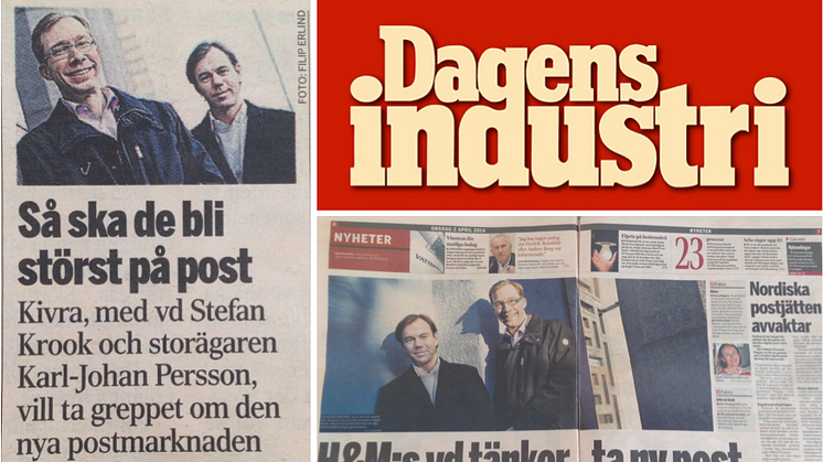 Dagens Industri: "Så ska de bli störst på post"