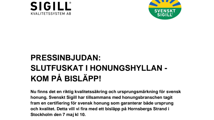 Slutfuskat på honungshyllan!