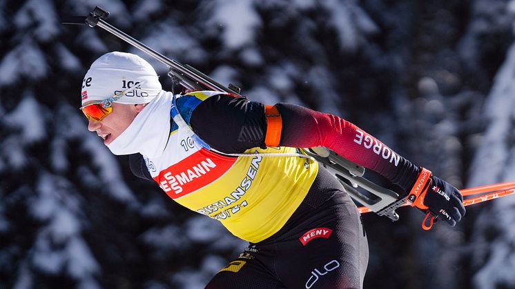 KLAR FOR HERRE-STAFETT: Vetle Sjåstad Christiansen gjør VM-debut i stafett lørdag. Foto: Christian Haukeli