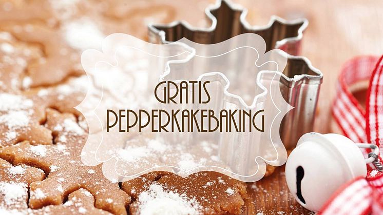 SiO inviterer til  pepperkakebaking som et hyggelig avbrekk i eksamensstresset