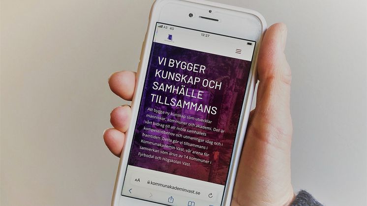 Ny webb stärker samverkan inom Kommunakademin Väst 