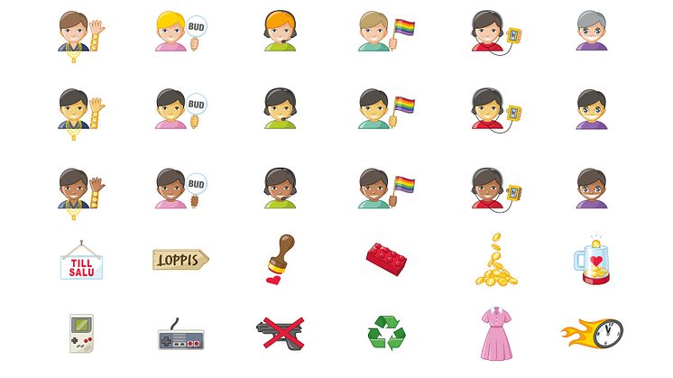 ​Nostalgi och pengaregn med Traderas egna emojis