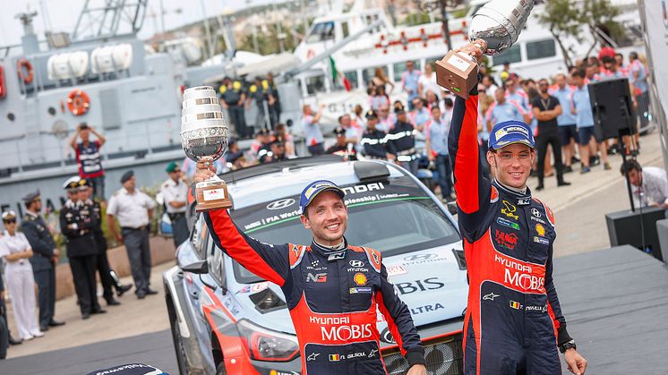 Hyundai Motorsport tar årets andra WRC-seger i Rally Italia Sardegna 