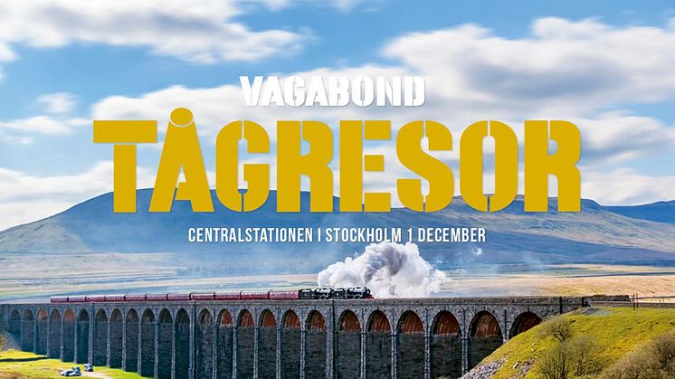 Trendigt tågsemestrande i fokus när Vagabond bjuder in till träff på Stockholm C