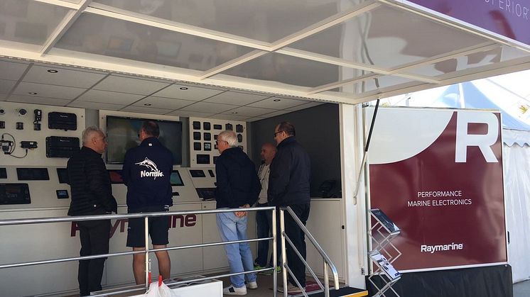 Example of Raymarine's mobile showroom