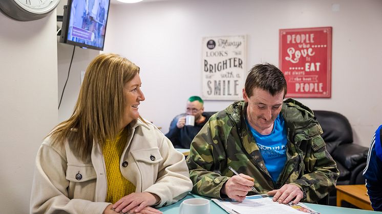 The Joseph Cowen Health Centre in Byker, Newcastle, operates as a health and wellbeing drop-in service for people experiencing homelessness in the city