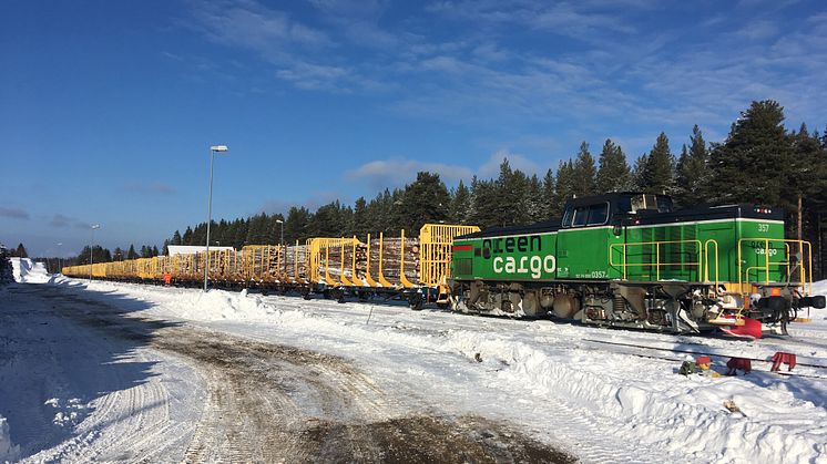 ​Domsjö Fiber väljer järnvägstransporter genom nytt avtal med Green Cargo