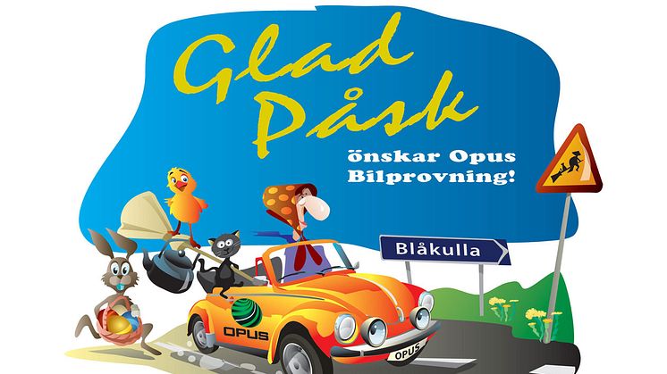 Glad Påsk önskar Opus Bilprovning