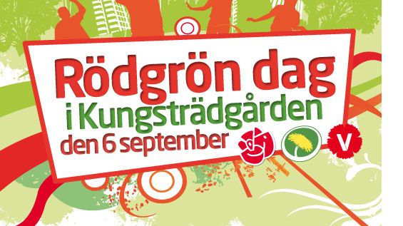 Artister spelar för de rödgröna - Kungsträdgården 6/9