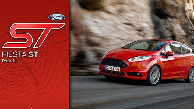 Ford Fiesta ST pressemappe