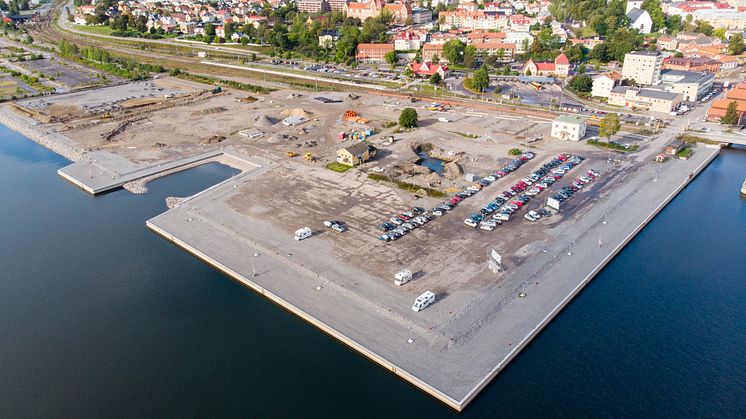 Kattvikskajen är det största, mest framträdande och viktigaste projektet i kommunen. Foto: Philippe Rendu