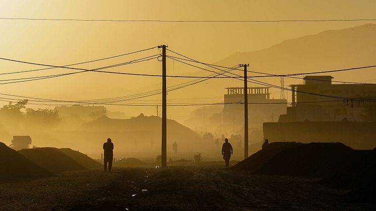 Bild från Afghanistans huvudstad Kabul. Foto: Mohammad Rahmani för Unsplash