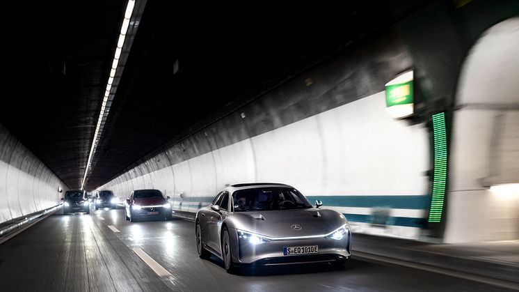 Mercedes-Benz VISION EQXX slog rekord i energieffektivitet