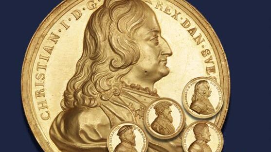 10 guldmedaljer af den oldenborgske kongerække, 1729-1730