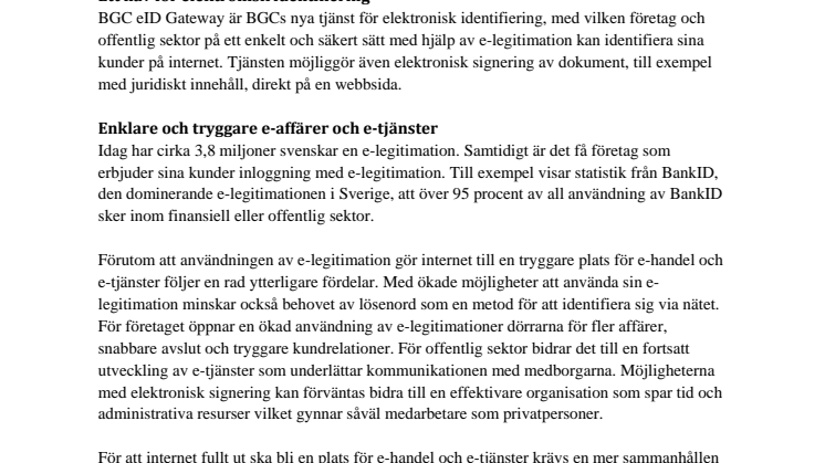 PayGround ny återförsäljare till BGC